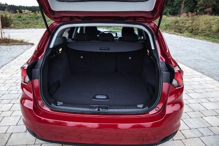 Das Kofferraumvolumen beträgt bis zu 1686 Liter