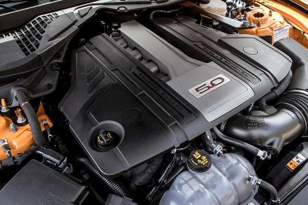 Der Fünf-Liter-Motor macht den Mustang zum Klang-König