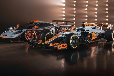 McLaren MCL35M - Gulf-Design - F1 - Formel 1 - GP Monaco 2021