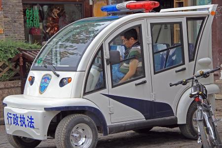 In China werden Fahrzeuge à la Eigenbau eingesetzt.
