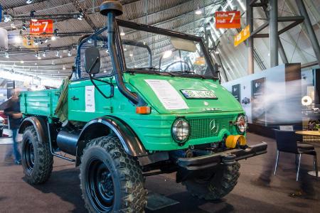 Natürlich ist der Kletter-Lkw immer mit Allradantrieb unterwegs. So auch der abgebildete U600.
