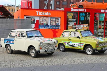 Der Trabant war der Käfer des Ostens und wurde von 1957 bis zur Wiedervereinigung produziert. Rund drei Millionen Fahrzeuge ...