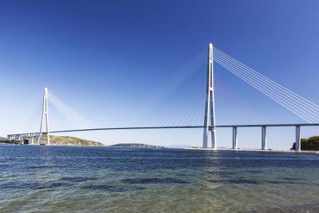 Platz 3: Mit 321 Metern ist die Russki-Brücke in Russland die dritthöchste Brücke der Welt. Sie verbindet im Osten des riesi...
