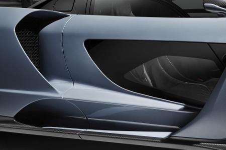 Mit einem Gewicht von 1.198 Kilogramm ist der McLaren Senna seit dem legendären McLaren F1 das leichteste Fahrzeug der briti...