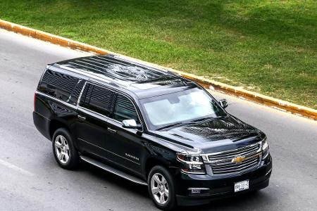 Platz 3 - Chevrolet Suburban: Dieser SUV kann auf eine lange Geschichte zurückblicken. Die erste Version wurde bereits 1933 ...