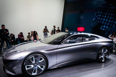 Auf dem Genfer Auto-Salon hat Hyundai die Studie Le Fil Rouge vorgestellt. Übersetzt bedeutet der Name 