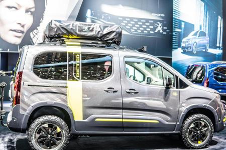 Peugeot entwickelt derzeit ein Fahrzeug, das ideal für Campingurlauber wäre. Das Peugeot Rifter 4x4 Concept hat einen Allrad...