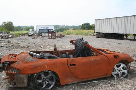 Dieses Porsche 911 Cabrio hat auch schon bessere Zeiten gesehen.