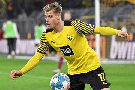 Drückte in der Schlussminute den Ball noch zum 2:5 über die Linie. Wirklich freuen konnte sich darüber beim BVB niemand mehr.
