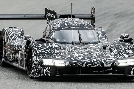 Porsche LMDH LED-Front im Testbetrieb