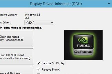 Der Display Driver Uninstaller widmet sich der kompletten Deinstallation vorhandener Grafikkartentreiber, was vor einer Neuinstallation unbedingt durchgeführt werden sollte.