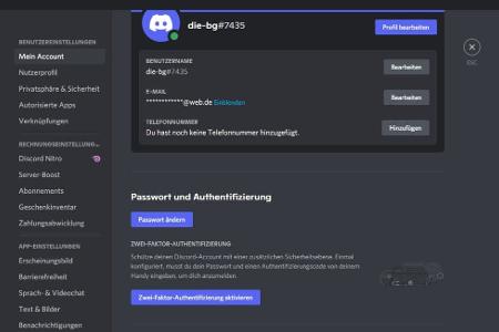 Für Ihre Sicherheit sollten Sie auf jeden Fall die Zwei-Faktor-Authentifizierung nutzen