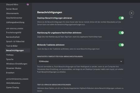 Wann und wie viele Benachrichtigungen Sie erhalten möchten, können Sie selber festlegen