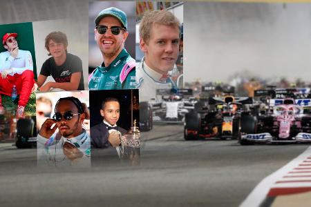 Das Fahrerfeld in der Formel 1 ist auch in diesem Jahr wieder hochklassig besetzt. Wie sahen die aktuellen und ehemalige Rennfahrer zu Beginn ihrer Motorsport-Karrieren aus? Wir liefern die Vergleiche.