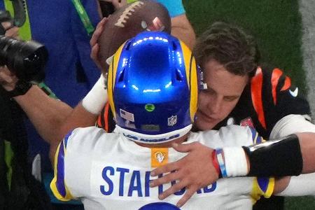 Shootingstar und Bengals-Quarterback Joe Burrow zeigt sich als fairer Verlierer.