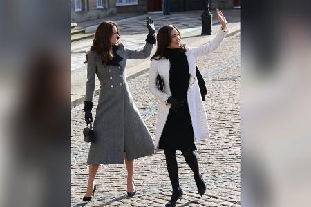 Herzogin Kate und Kronprinzessin Mary feiern ihre Schwiegermütter