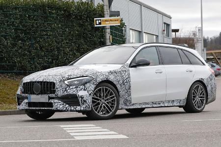 Erlkönig Mercedes-AMG C43 T-Modell