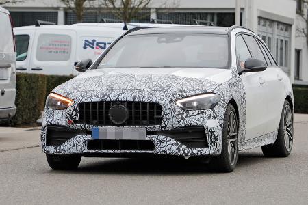 Erlkönig Mercedes-AMG C43 T-Modell