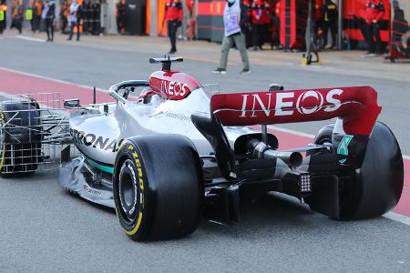 George Russell - Mercedes - Formel 1 - Test - Barcelona 2022 - 23. Februar 2022