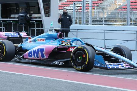 Fernando Alonso - Alpine - Formel 1 - Test - Barcelona 2022 - 23. Februar 2022