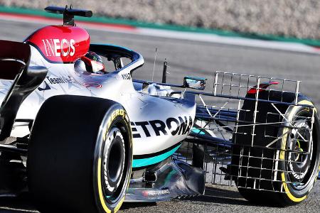 George Russell - Mercedes - Formel 1 - Test - Barcelona 2022 - 23. Februar 2022