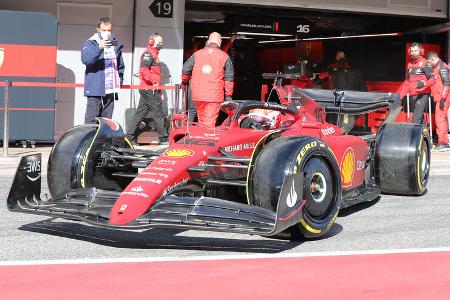 Charles Leclerc - Ferrari - Formel 1 - Test - Barcelona 2022 - 23. Februar 2022