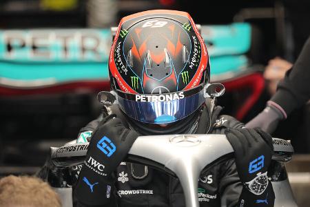 George Russell - Mercedes - Formel 1 - Test - Barcelona 2022 - 23. Februar 2022