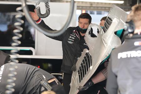 George Russell - Mercedes - Formel 1 - Test - Barcelona 2022 - 23. Februar 2022