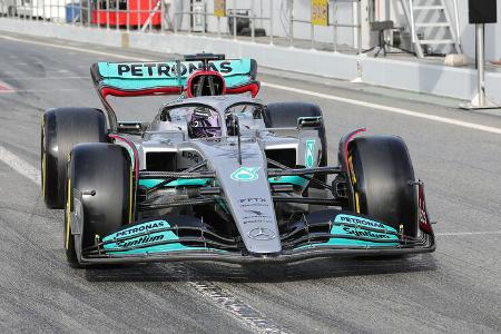 Lewis Hamilton - Mercedes - Formel 1 - Test - Barcelona 2022 - 23. Februar 2022