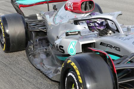 Lewis Hamilton - Mercedes - Formel 1 - Test - Barcelona 2022 - 23. Februar 2022