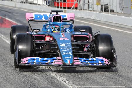 Fernando Alonso - Alpine - Formel 1 - Test - Barcelona 2022 - 23. Februar 2022