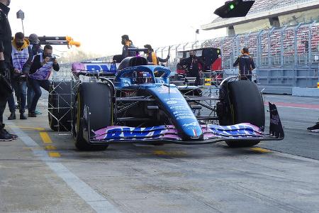 Esteban Ocon - Alpine - Formel 1 - Test - Barcelona - 24. Februar 2021