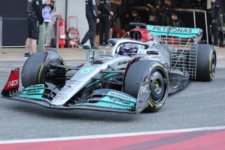 Lewis Hamilton - Mercedes - Formel 1 - Test - Barcelona - 24. Februar 2021