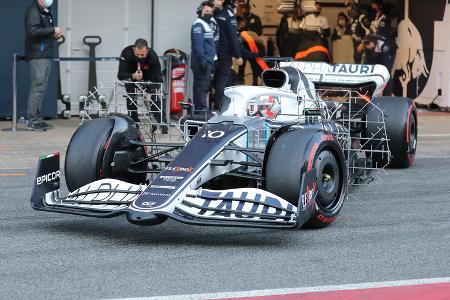 Pierre Gasly - Alpha Tauri - Formel 1 - Test - Barcelona - 24. Februar 2021