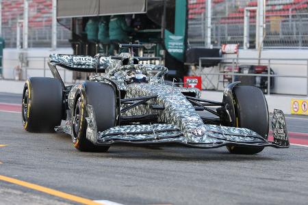 Valtteri Bottas - Alfa Romeo - Formel 1 - Test - Barcelona - 24. Februar 2022