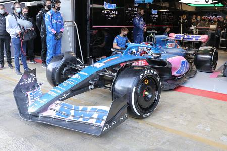 Esteban Ocon - Alpine - Formel 1 - Test - Barcelona - 24. Februar 2022