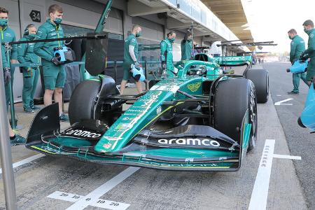 Lance Stroll - Aston Martin - Formel 1 - Test - Barcelona - 24. Februar 2022
