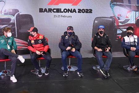 Pressekonferenz - Formel 1 - Test - Barcelona - 24. Februar 2022