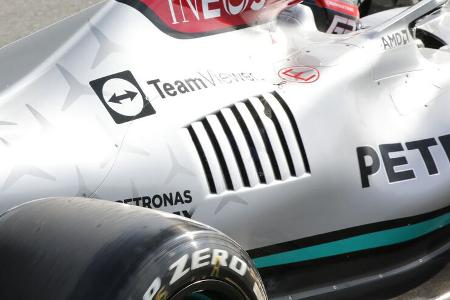 George Russell - Mercedes - Formel 1 - Test - Barcelona - 24. Februar 2022