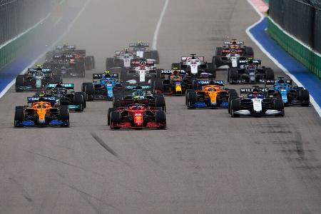 Start - GP Russland 2021 - Sotschi 