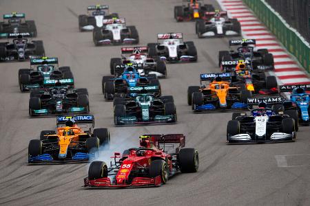 Start - GP Russland 2021 - Sotschi 