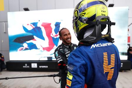 Hamilton - Norris - GP Russland 2021 - Sotschi 