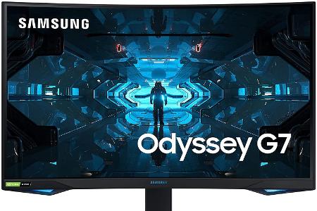 Unser Testsieger ist der Samsung Odyssey G7 C27G74TQSU
Pluspunkte: Die Bildwiederholfrequenz von 240 Hertz, die Optionen für die ergonomischen Einstellungen und natürlich die brillante Performance!
Minuspunkt: Ein beträchtlicher Energieverbrauch