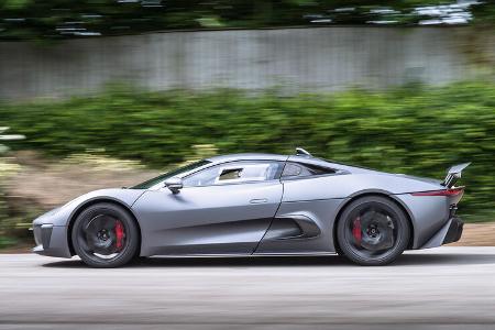 Jaguar C-X75, Seitenansicht