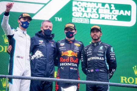 Russell - Verstappen - Hamilton - GP Belgien 2021 - Formel 1