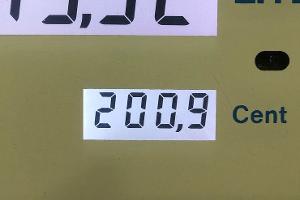 Literpreis Super 95 an einem Autohof an der Autobahn A9