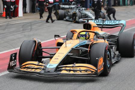 Lando Norris - McLaren - Formel 1 - Test - Barcelona - 25. Februar 2022