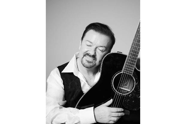 …Komiker und Schauspieler Ricky Gervais….