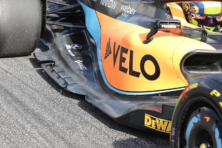 McLaren - Unterboden - F1-Test - Barcelona 2022