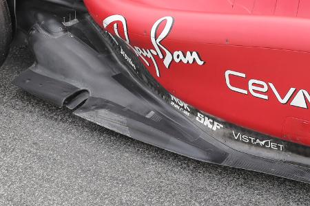 Ferrari - Unterboden - F1-Test - Barcelona 2022
